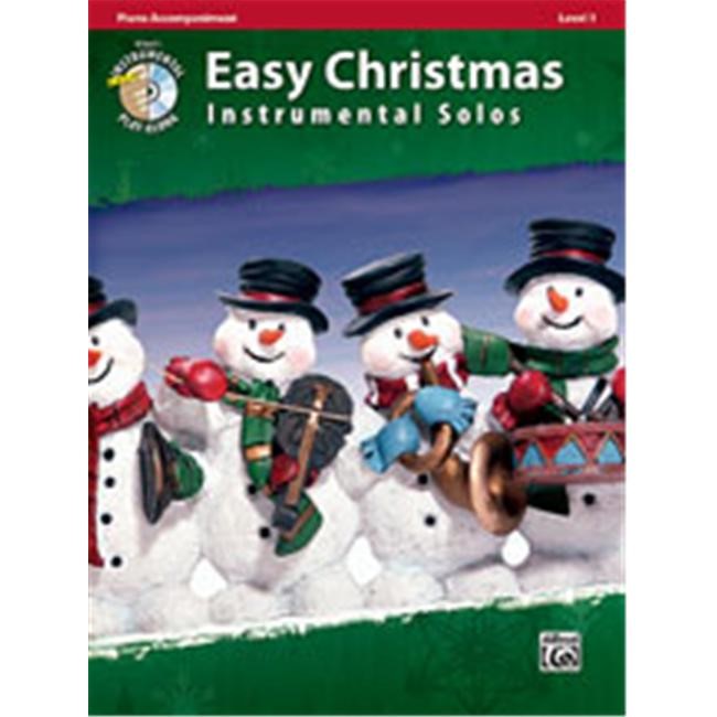 Easy Christmas Instrumental Solos Level 1 Piano Acc. Bk+CD