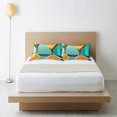 thumbnail image 6 of Yayeee Pillowcase King Size Set of 2 Satin Wrinkle Resistant Pillow Case, Orange Glasses, 6 of 7