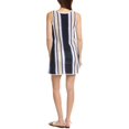 thumbnail image 2 of Echo womens  Adirondack Stripe Dress, xs, Blue, 2 of 3
