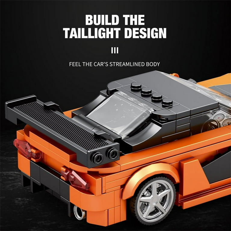 RX7 Car Building Set, Super Car MOC Building Block Toys