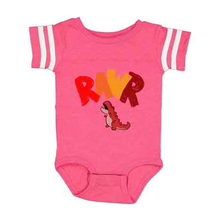 

Inktastic Lil Red Tyrannosaurus Rawr Gift Baby Boy or Baby Girl Bodysuit