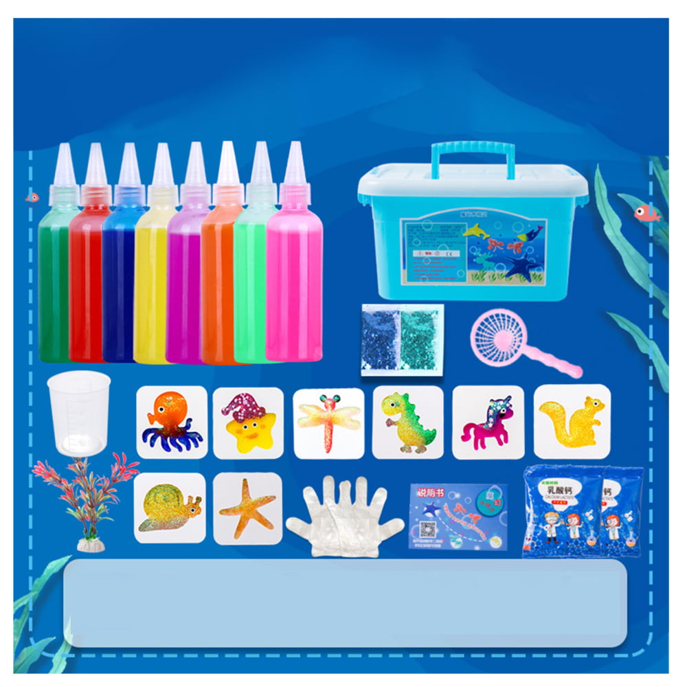 tedious Magic Water ELF Toy Set 3D | Handmade Magic Gels Sensory Toys |  Water Elf Playset Colorful Educational Toys | Magic Water Toys Christmas