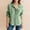 *Army Green, variant on Women's Heart Print Long Sleeve Notch Collar Button Shirt,Casual Trendy Blouse Pink,Womens Plus S