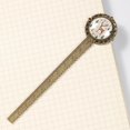 thumbnail image 4 of Christmas elk Lace Bookmark in Antique Bronze: a Delightful Reading Accessory for Book Lovers, 4 of 5