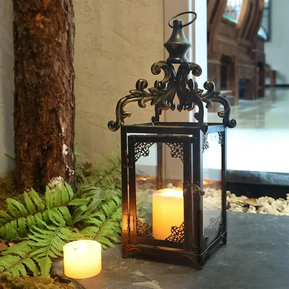 Vintage Metal  with  Glass - Rustic Home Decor for Indoor & Outdoor Use