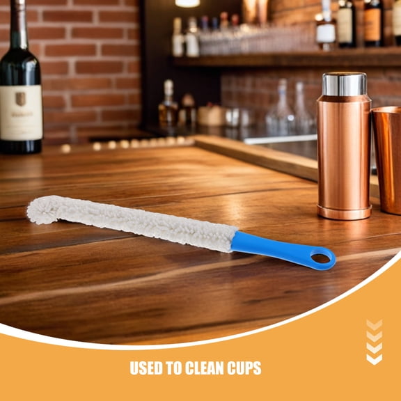 LOLIPPYY 2-Pack Flexible Bottle Cleaning Brushes with Extendable Handles for Narrow Neck Bottles and Decanter Scrubbing