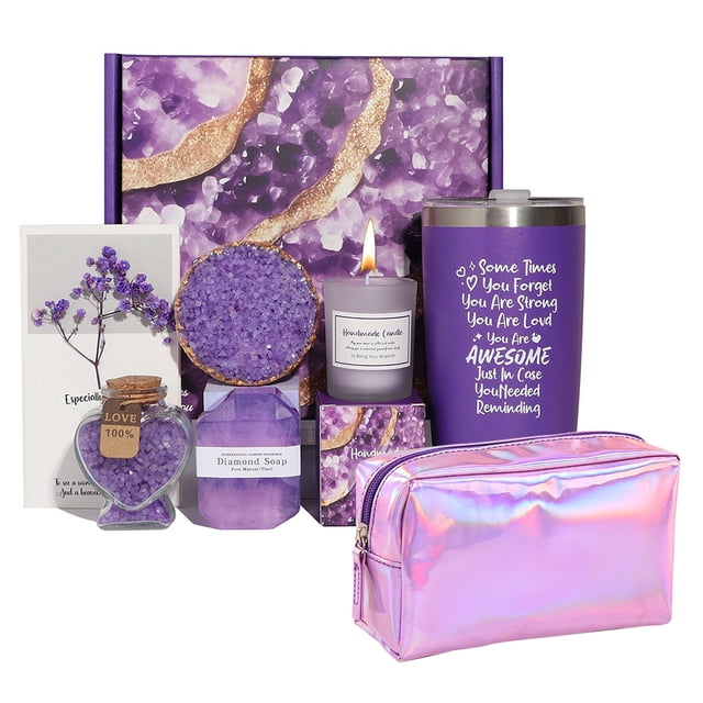 Set Spa Cesta Regalo Lavanda Día La Madre Ideas Regalos para Esposa Mamá Hermana