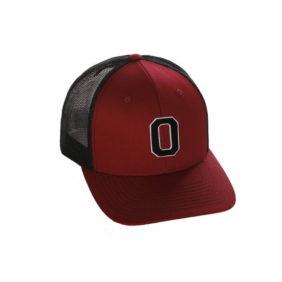 team sports custom initial letter o trucker hat adjustable snapback baseball cap