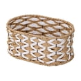 thumbnail image 3 of AOMXGD Natural Woven Storage Basket For Desk Coffee Table Snacks Cosmetics Small Items Organizer Tray, 3 of 7