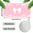 thumbnail image 2 of 1 Pcs 2D Flat License Plate Covers & Frames, Pink Background For Decorative Front, Waterproof For Decoration Aluminum License Plate Covers & Frames Cover For Men Women, 12" X 6", 2 of 7