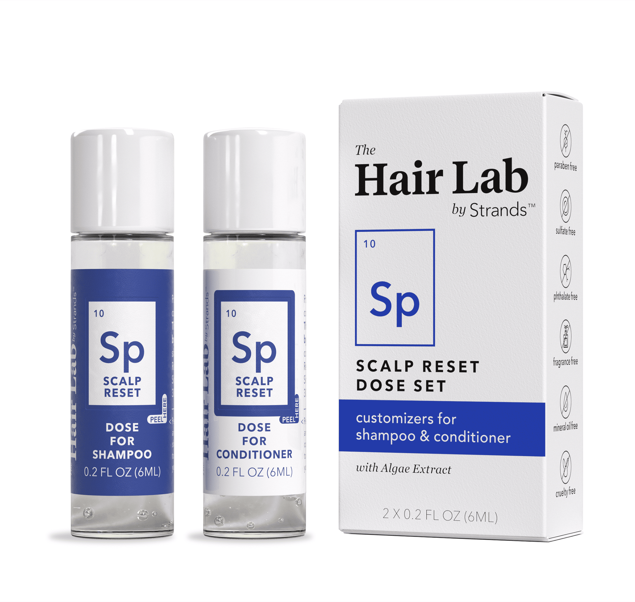 The Hair Lab Scalp Reset Dose Set, 2 x 0.2 oz.