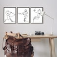 thumbnail image 2 of Stupell Industries Simple Line Doodle People Playing Sports Baseball Football Basketball Graphic Art Black Framed Art Print Wall Art Set of 3, 16x20, by Kamdon Kreations, 2 of 8