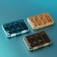 thumbnail image 3 of Pill Case 7 Day: Plastic Large Capacity Fish Oil Holder Weekly Vitamin Container, 3 of 6
