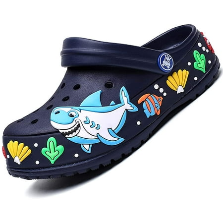 

Little Kids Clogs Girls Boys Slide Lightweight Garden Shoes Slip-on Beach Pool Shower Slippers