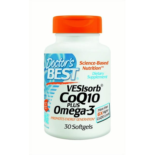 Doctor's Best VESIsorb? CoQ10 Plus Omega3 30 Count