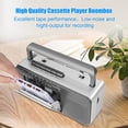 thumbnail image 3 of Reproductor de Cassette Boombox Retro con Radio AM/FM, Estéreo, Alimentado por AC o 4 Pilas C, Grabador Portátil de Cassettes Vintage con Altavoz Grande y Conector para Auriculares, 3 of 3