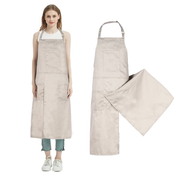 Professional Split Leg Work Apron for Pottery Woodworking Ceramic Sculpture Waterproof Anti Fouling Apron with Pocket