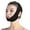Black, variant on Mcolor Reusable V Line Mask Facial Slimming Strap Double Chin Reducer Chin Up Mask Face Lifting Belt V Shaped Slimming Face Mask