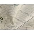 thumbnail image 4 of Ambesonne Rose Quilted Bedspread Set 3 Pcs, Vintage Delicate, Queen Size, Tan Pale Pink Green, 4 of 5
