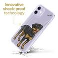 thumbnail image 3 of Caseyard TPU Clear Case for iPhone 13 Pro with Rottweiler design phone cover, 3 of 7