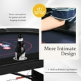 thumbnail image 6 of RayChee 8 Player Foldable Poker Table, Folding Texas Holdem Table, Portable Casino Table for Game Room with Padded Rails and Cup Holders (Black, 71 inch), 6 of 9