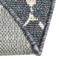 thumbnail image 7 of Unique Loom Outdoor Trellis Collection Area Rug - Cardak (7' Round Navy Blue/Ivory), 7 of 7