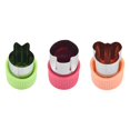 thumbnail image 1 of 3pcs Set Of Vegetable And Fruit Mould Accessories Stainless Steel Accessories, 1 of 2