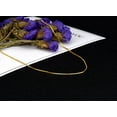 thumbnail image 5 of S925 Box Chain Necklace Premium Sterling Silver 18K Yellow White Rose Gold Vermeil, 5 of 8