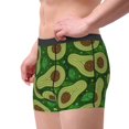 thumbnail image 2 of Honeii Big Colorful Avocados Men's Underwear Boxer Briefs Pack, ComfortSoft Boxer Brief for Men, Moisture-Wicking Breathable-XX-Large, 2 of 5
