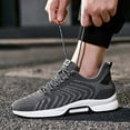 thumbnail image 5 of Men's Elevator Sneakers 2.36 Inch Invisible Height Increasing Lace up Fashion Sneakers, 5 of 13