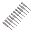 thumbnail image 5 of Uxcell Broca de destornillador triangular magnética TA20 de 1/4" de vástago hexagonal de 2" de longitud, paquete de 10, 5 of 5