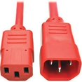 thumbnail image 1 of Câble d'Extension d'Alimentation de 6 Pieds 15A - 14Awg C14 à C13 SJT&44; Rouge, 1 of 1