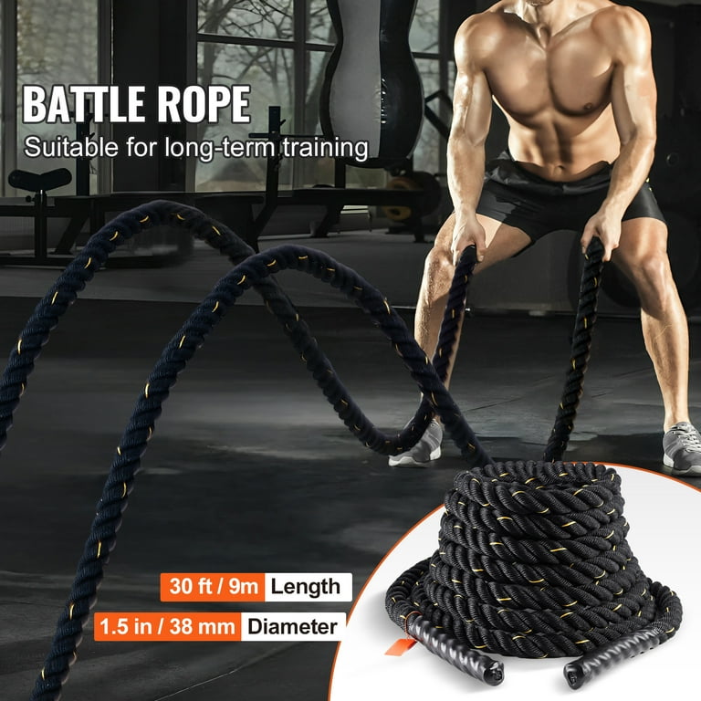 KFFKFF Combat Cord, Inch Wide 30Ft Long Polyester Workout Rope