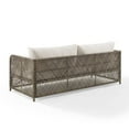 thumbnail image 4 of Crosley Furniture Granite Bay Fabric Outdoor Sofa in Cream White/Stone, 4 of 17