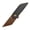 Rose Gold Coated 154CM, variant on Kansept Dash Pocket Knife Rose Gold Coated 154CM Blade,Black Micarta,Pinkerton Knives Designer,T2045A2
