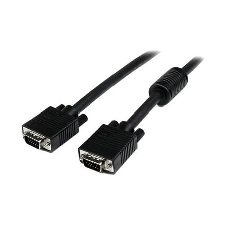 UPC: 0065030793193 | StarTech 50  Coax High Resolution HD15 Male/Male VGA Monitor Cable BK MXT101MMHQ50