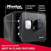 SentrySafe FPW082HTC Fireproof Waterproof Security Safe with Backlit Digital Keypad and Override Key , 0.82 Cu-Ft., Black