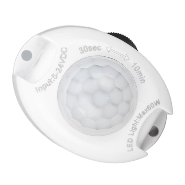 Interruptor De Inducción Del Cuerpo Humano, Retardo De 30 S-10 Min Interruptor De Detección Infrarroja De ángulo De 60 Grados Enchufe CC 5-24 V 60 W Para Uso Doméstico
