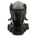 thumbnail image 3 of Sunveno 6-in-1 Ergonomic Baby Carrier with Back Pain Relief for Newborn, Black, One Size, 3 of 11