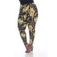 thumbnail image 1 of Leggings Imprimés Grande Taille, Noir & Or, 1 of 1