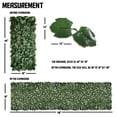 thumbnail image 3 of Sunshades Depot Artificial Leaf Faux Ivy Expandable Stretchable Privacy Fence Screen for Patio Deck Backyard Balcony Privacy Screen Double Side Leaf Vine Wall Fence Decoration 5 Pcs, 3 of 5