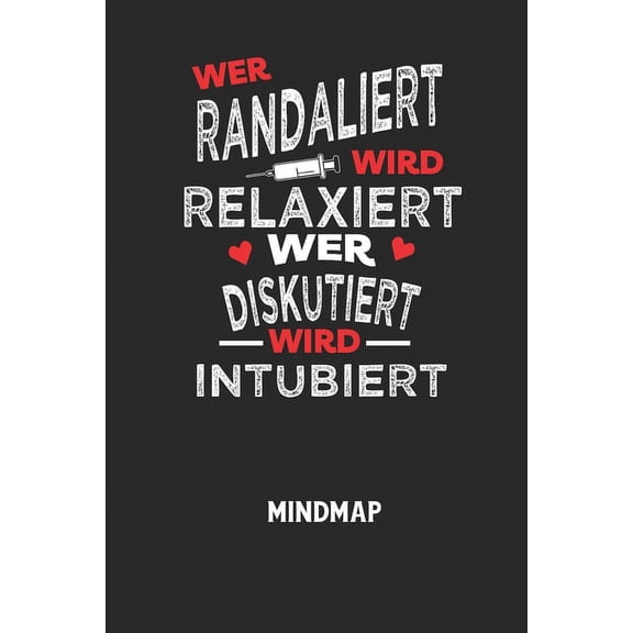 WER RANDALIERT WIRD RELAXIERT WER DISKUTIERT WIRD INTUBIERT - Mindmap: Arbeitsbuch, um kreative Aufgaben oder Problemstellungen zu lösen. (Paperback)