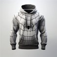 thumbnail image 3 of Sudaderas con estampado 3D de araña para hombre, Sudadera con capucha de gran tamaño, ropa de calle Harajuku de tendencia Hip Hop, Cosplay de ocio, moda de otoño, 3 of 3