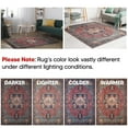 thumbnail image 6 of Keen Home Design Machine Washable Area Rugs with Non-slip Backing, Ideal for Hallway, Living Room, Bedroom, Kitchen and Laundry Room, Vintage Moroccan and Low Pile Rug - ( 5' x 7' ), 6 of 9