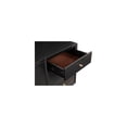 thumbnail image 2 of Alpine Furniture Flynn Wood 3 Drawer Sideboard in Black, 2 of 7