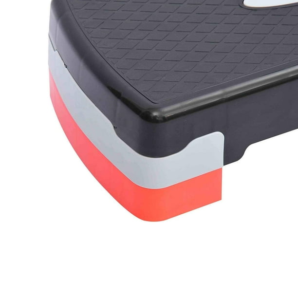 HOMCOM Marchepied d'Aérobic Fitness Stepper réglable en