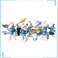 thumbnail image 2 of Figuras de acción de los Pitufos Jakks, Gargamel, Pitufinas, Papá Pitufo, elfo azul de dibujos animados, modelo de juguete, adornos coleccionables, regalos para niños, 2 of 5