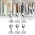 thumbnail image 1 of Support de Tringle de Garde-Robe, Support de Tringle de Garde-Robe Installation Simple 6 Pcs pour la Maison, 1 of 8