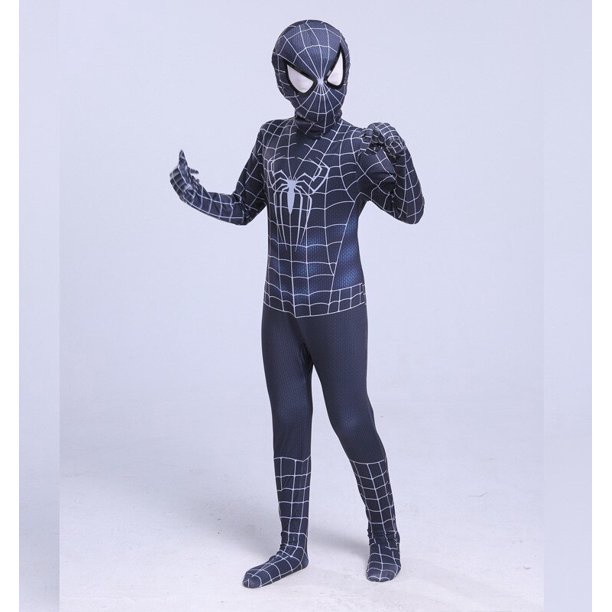 Disfraz de superhéroe de Spiderman para niños, mono de Spandex Zentai para Halloween, Cosplay de Spider Man, estilo 3D Fivean unisex