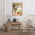 thumbnail image 6 of Kate and Laurel Sylvie Never Enough Plants Framed Canvas Wall Art by Alja Horvat, 18x24 Natural, Botanical Art for Wall, 6 of 7